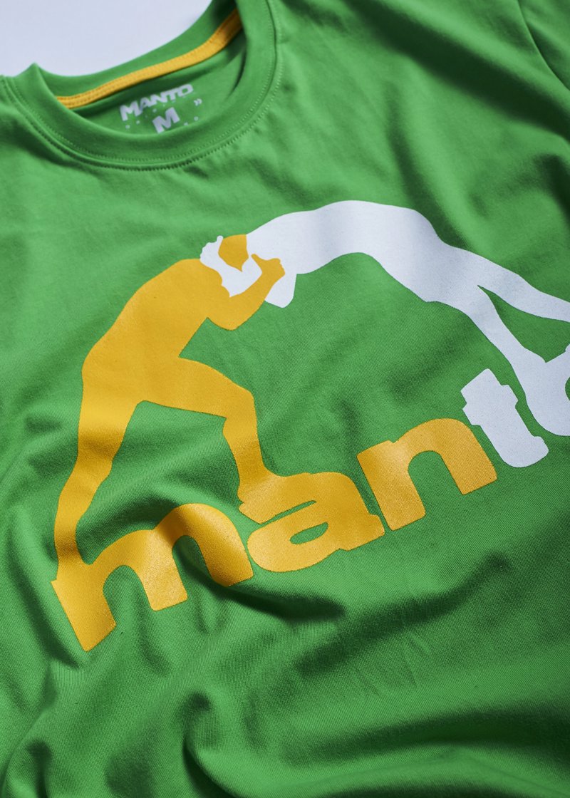 MANTO logo T-SHIRT - green
